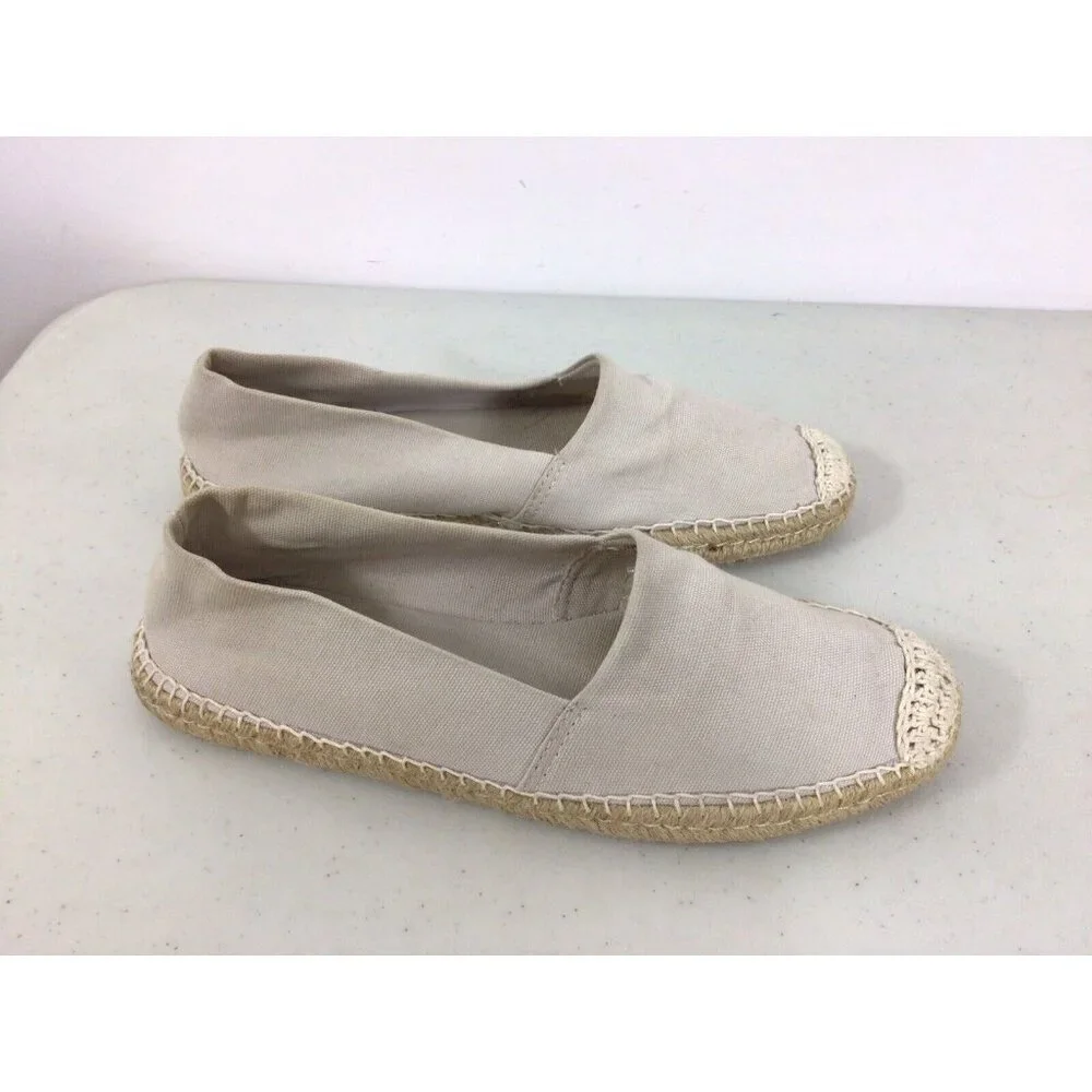LL Bean Canvas Espadrille Shoes Womens 10
